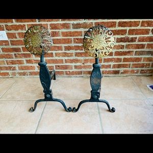 Virginia Metal-Crafters Iron with Brass Medallions